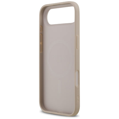 Etui MagSafe dla Apple iPhone 17 Air, Guess, 4G Ring Classic Logo, Różowy
