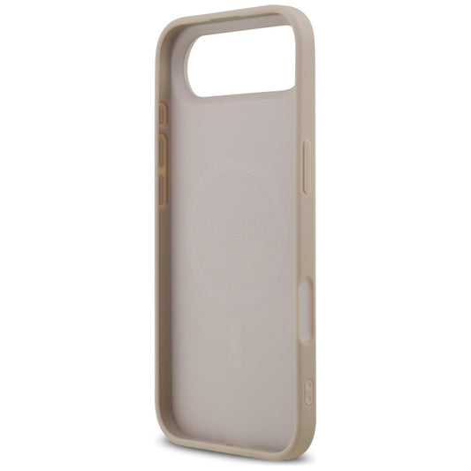 Etui MagSafe dla Apple iPhone 17 Air, Guess, 4G Ring Classic Logo, Różowy