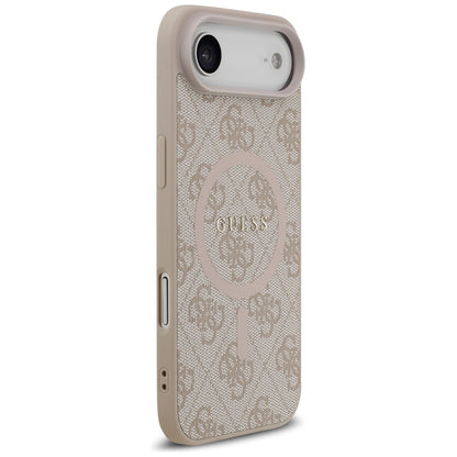 Etui MagSafe dla Apple iPhone 17 Air, Guess, 4G Ring Classic Logo, Różowy