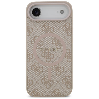 Etui MagSafe dla Apple iPhone 17 Air, Guess, 4G Ring Classic Logo, Różowy