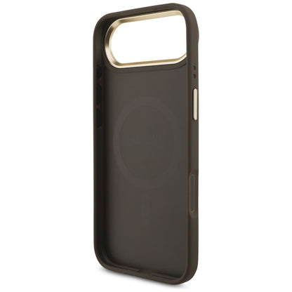 Etui MagSafe dla Apple iPhone 17 Air, Guess, 4G Strass Logo, Brązowy