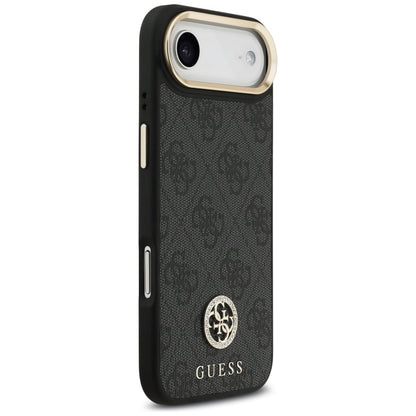 Etui MagSafe dla Apple iPhone 17 Air, Guess, 4G Strass Logo with Big Strap, Czarne