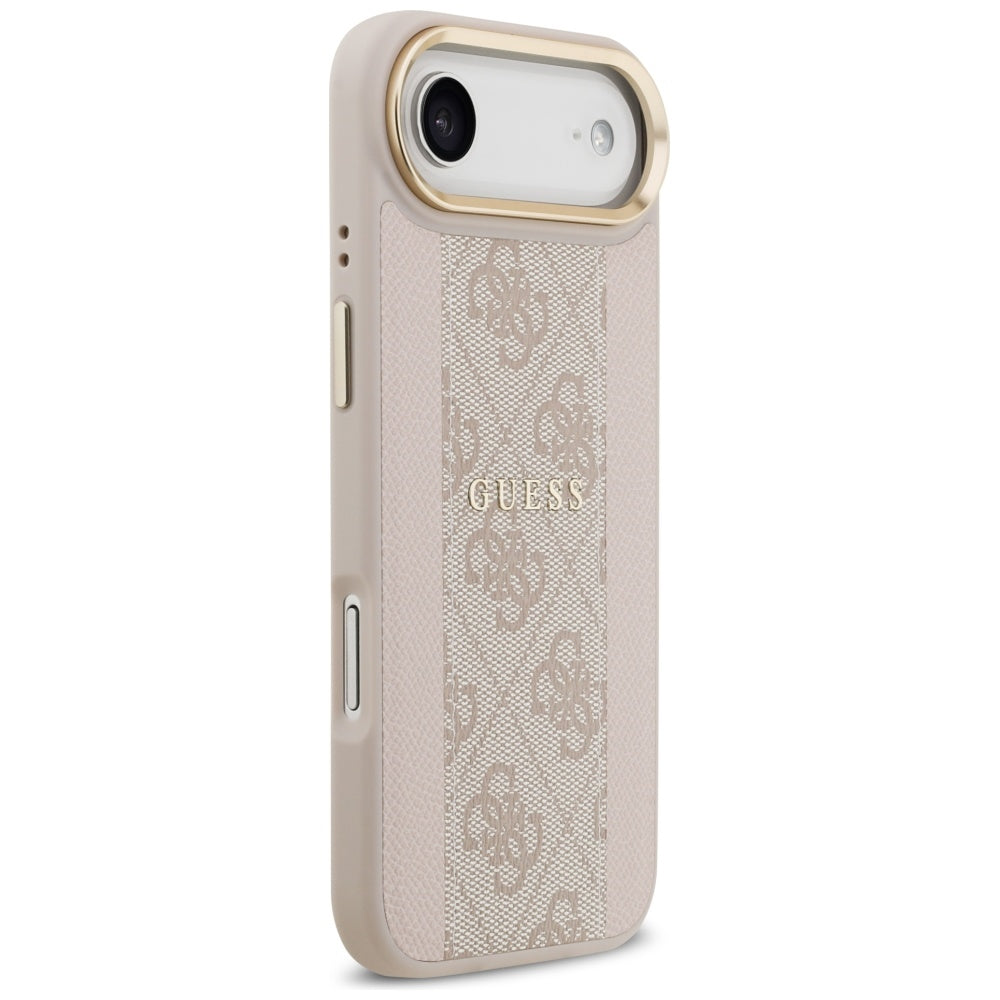 Etui MagSafe dla Apple iPhone 17 Air, Guess, 4G Stripe, Różowy