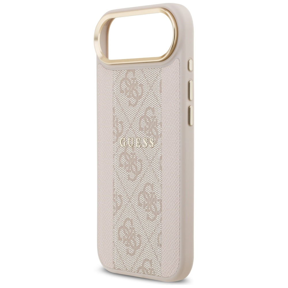 Etui MagSafe dla Apple iPhone 17 Air, Guess, 4G Stripe, Różowy