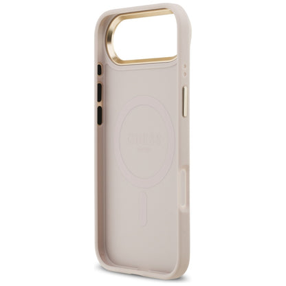 Etui MagSafe dla Apple iPhone 17 Air, Guess, 4G Stripe, Różowy