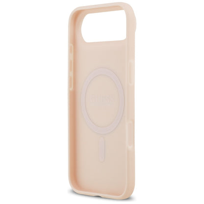 Etui MagSafe dla Apple iPhone 17 Air, Guess, Grained Flowers, Różowy