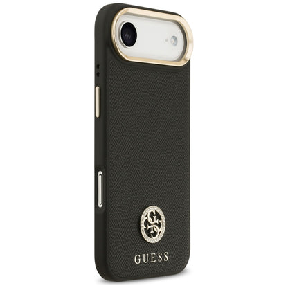Etui MagSafe dla Apple iPhone 17 Air, Guess, Grained Strass Logo, Czarne