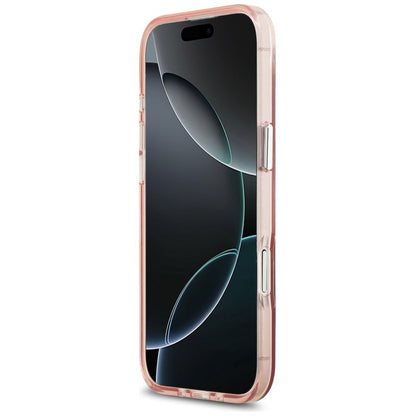 MagSafe Case for Apple iPhone 17 Air, Guess, IML Gradient Triangle Logo, Pink