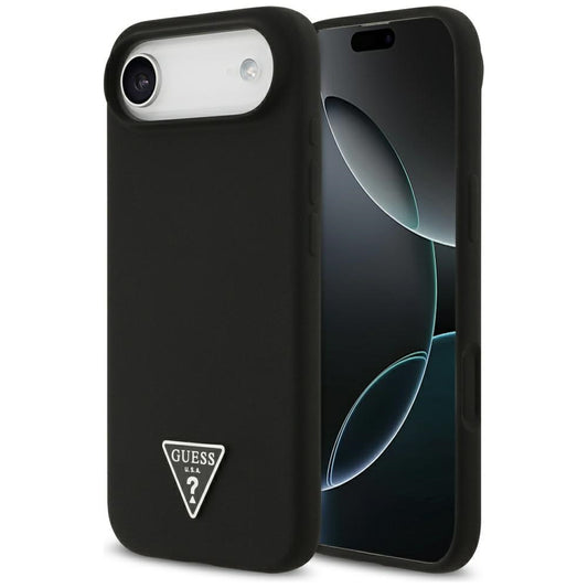Etui MagSafe dla Apple iPhone 17 Air, Guess, Triangle Logo, Czarne