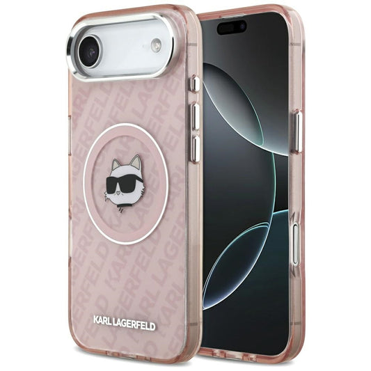 Etui MagSafe dla Apple iPhone 17 Air, Karl Lagerfeld, IML Choupette`s Head, Różowy