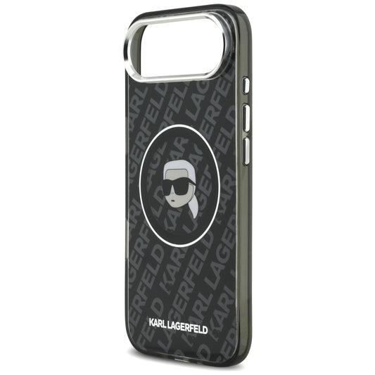 Etui MagSafe dla Apple iPhone 17 Air, Karl Lagerfeld, IML Karl`s Head, Czarne