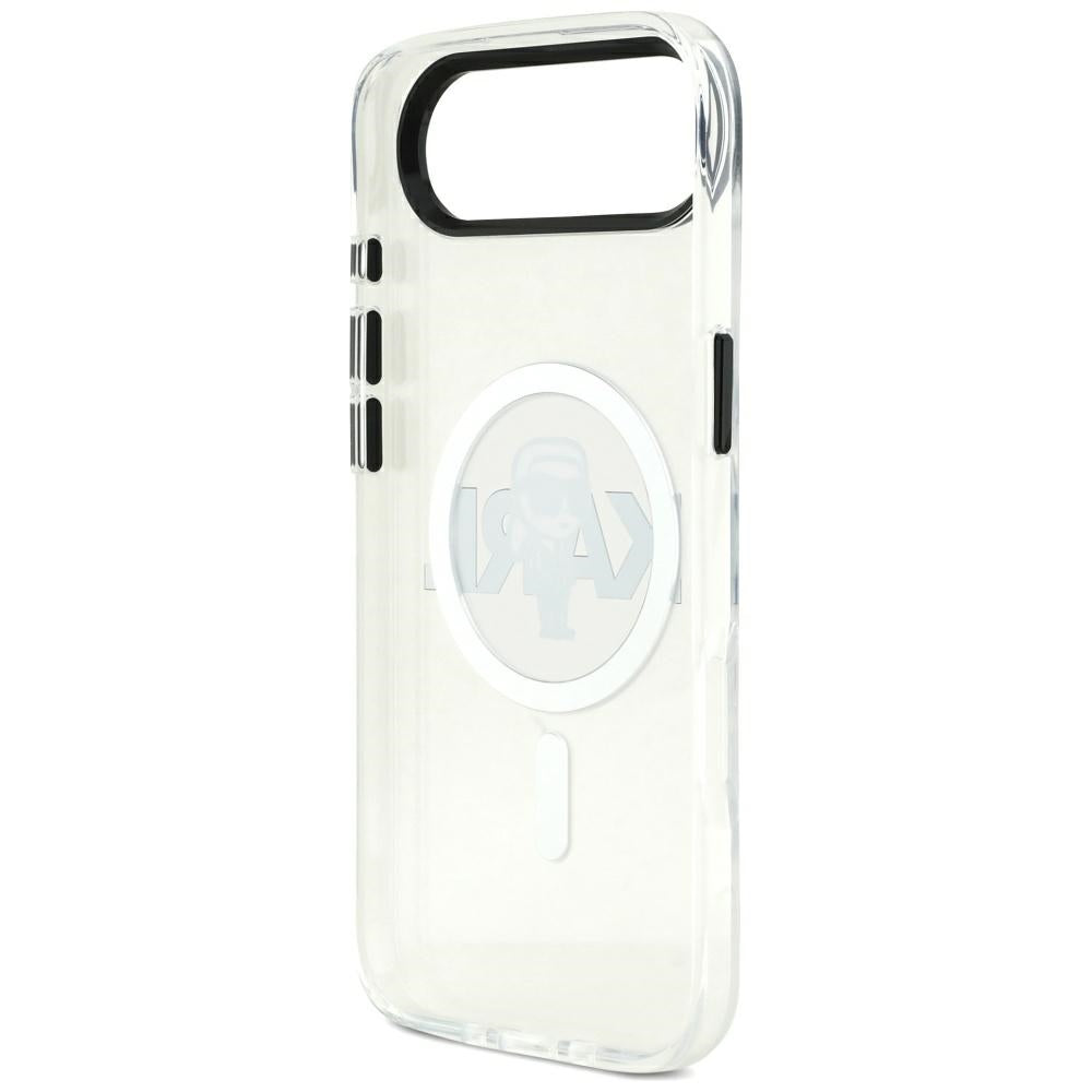 Etui MagSafe dla Apple iPhone 17 Air, Karl Lagerfeld, IML Sketch Logo Karl, Przezroczyste