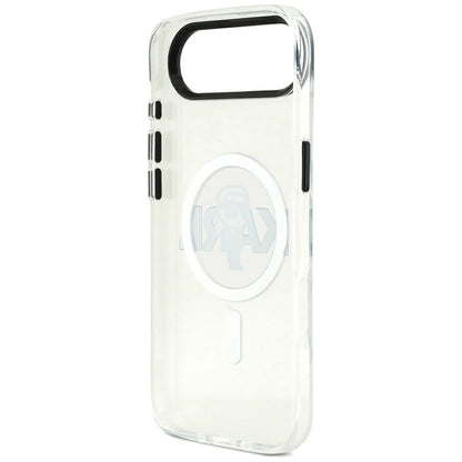 Etui MagSafe dla Apple iPhone 17 Air, Karl Lagerfeld, IML Sketch Logo Karl, Przezroczyste