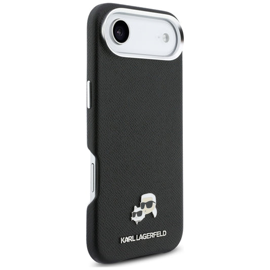 Etui MagSafe dla Apple iPhone 17 Air, Karl Lagerfeld, Karl & Choupette Head's Pin, Czarne