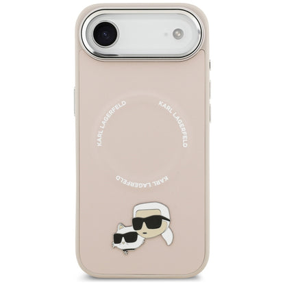 Etui MagSafe dla Apple iPhone 17 Air, Karl Lagerfeld, Karl & Choupette Pins, Różowy