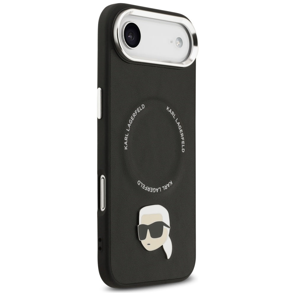 MagSafe Case for Apple iPhone 17 Air, Karl Lagerfeld, Karl Pin, Black