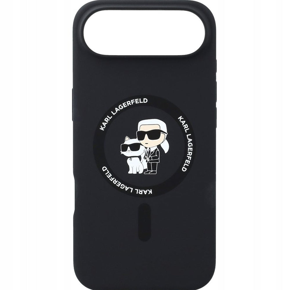 Etui MagSafe dla Apple iPhone 17 Air, Karl Lagerfeld, Ring Karl & Choupette, Czarne