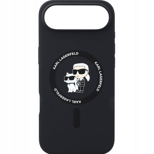 Etui MagSafe dla Apple iPhone 17 Air, Karl Lagerfeld, Ring Karl & Choupette, Czarne