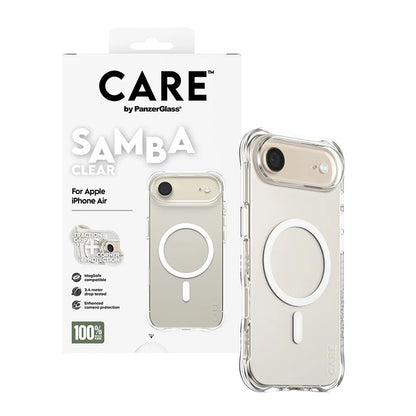 Etui MagSafe dla Apple iPhone 17 Air, PanzerGlass, Modne, Przezroczyste Białe