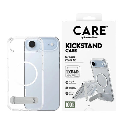 Etui MagSafe dla Apple iPhone 17 Air, PanzerGlass, z funkcją podstawki, Przezroczyste