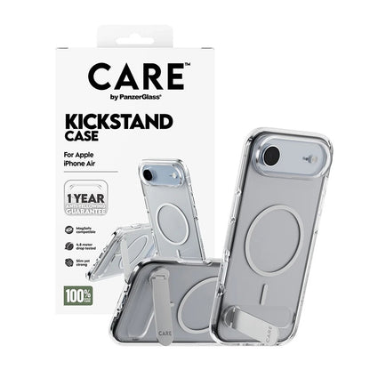 Etui MagSafe dla Apple iPhone 17 Air, PanzerGlass, z funkcją podstawki, Przezroczyste