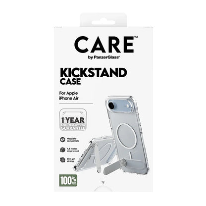 Etui MagSafe dla Apple iPhone 17 Air, PanzerGlass, z funkcją podstawki, Przezroczyste