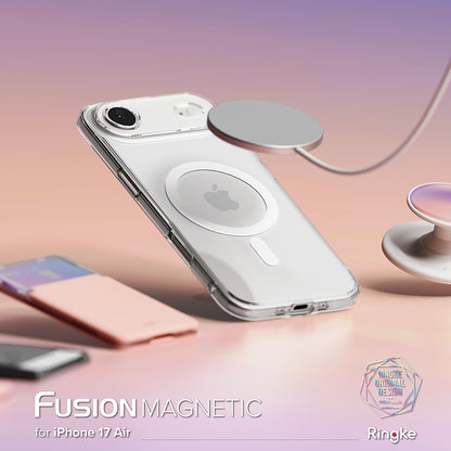 Etui MagSafe dla Apple iPhone 17 Air, Ringke, Fusion, Przezroczyste