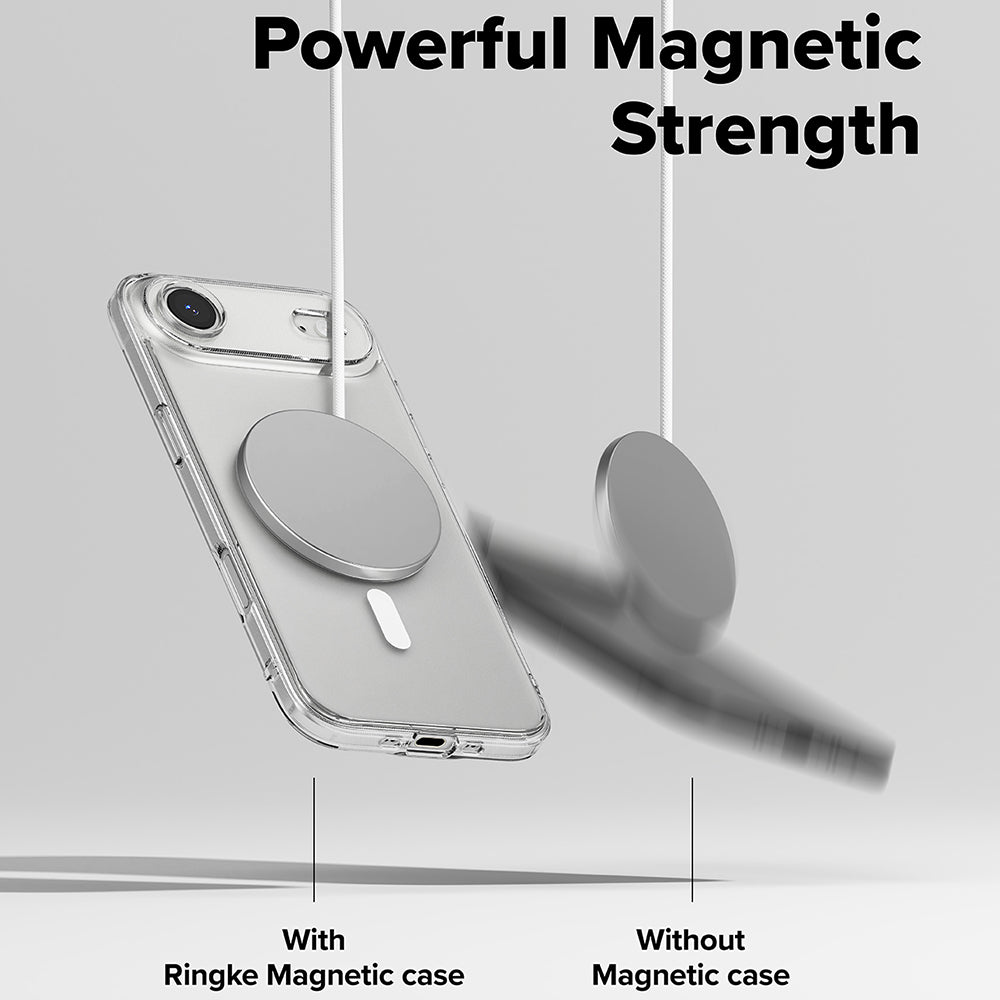 Etui MagSafe dla Apple iPhone 17 Air, Ringke, Fusion, Matowe Przezroczyste