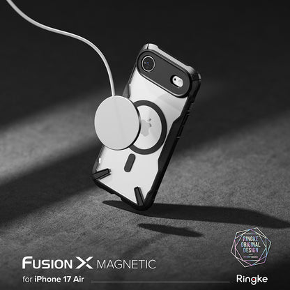 Etui MagSafe dla Apple iPhone 17 Air, Ringke, Fusion X, Czarne