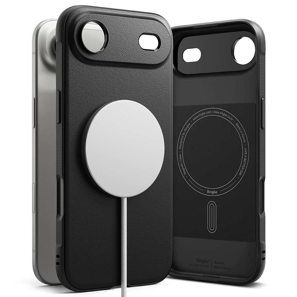 Etui MagSafe dla Apple iPhone 17 Air, Ringke, Onyx, Czarne