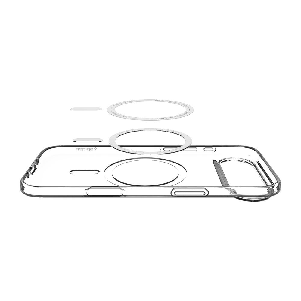 Etui MagSafe dla Apple iPhone 17 Air, Spigen, Liquid Crystal, Białe