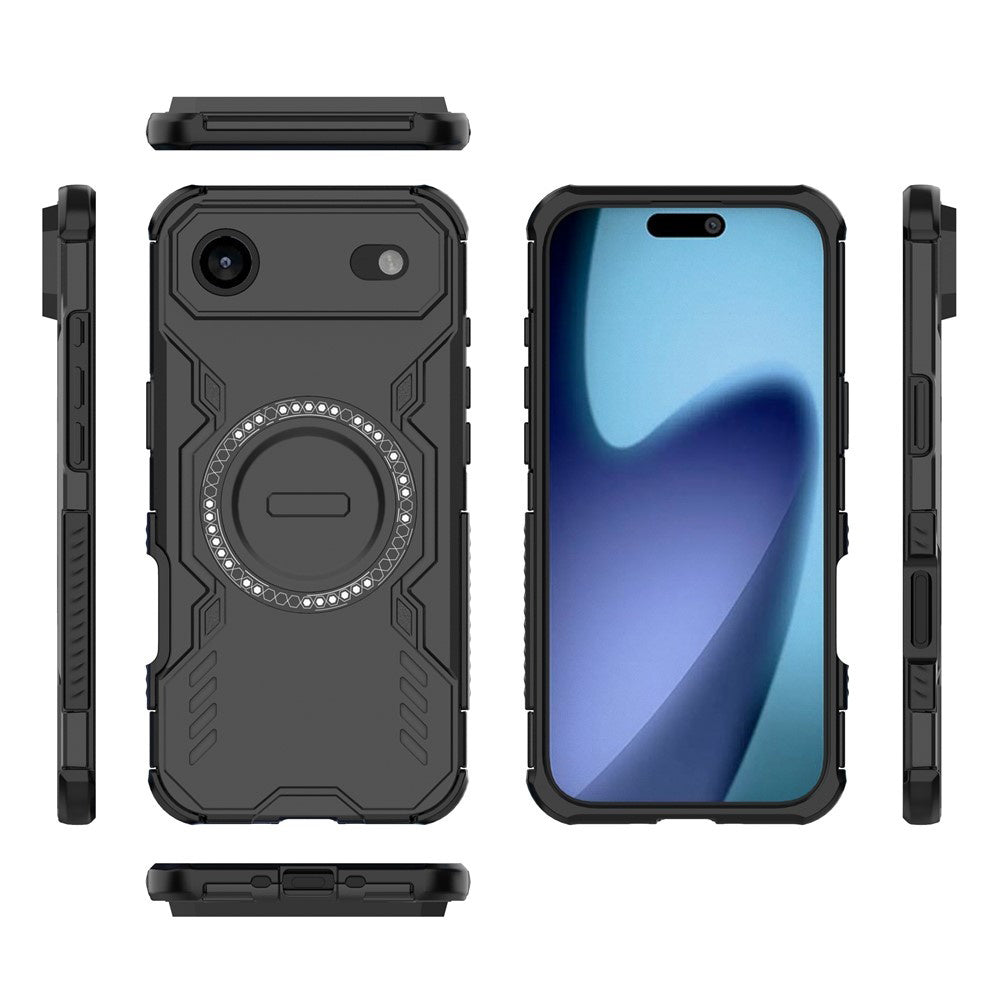 Etui MagSafe dla Apple iPhone 17 Air, Techsuit, ArmorMag, Czarne