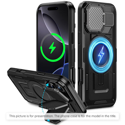 Etui MagSafe dla Apple iPhone 17 Air, Techsuit, CamVault, Czarne