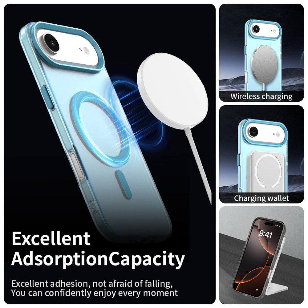Etui MagSafe dla Apple iPhone 17 Air, Techsuit, CandyCase, Niebieskie