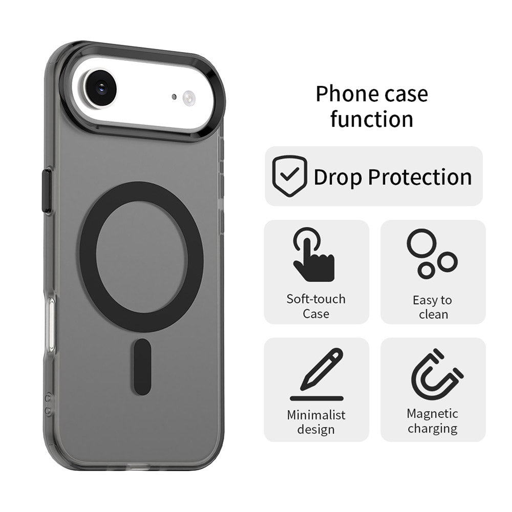 Etui MagSafe dla Apple iPhone 17 Air, Techsuit, CandyCase, Czarne