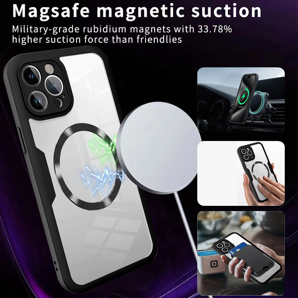 Etui MagSafe dla Apple iPhone 17 Air, Techsuit, ColorVerse 360, Niebieskie