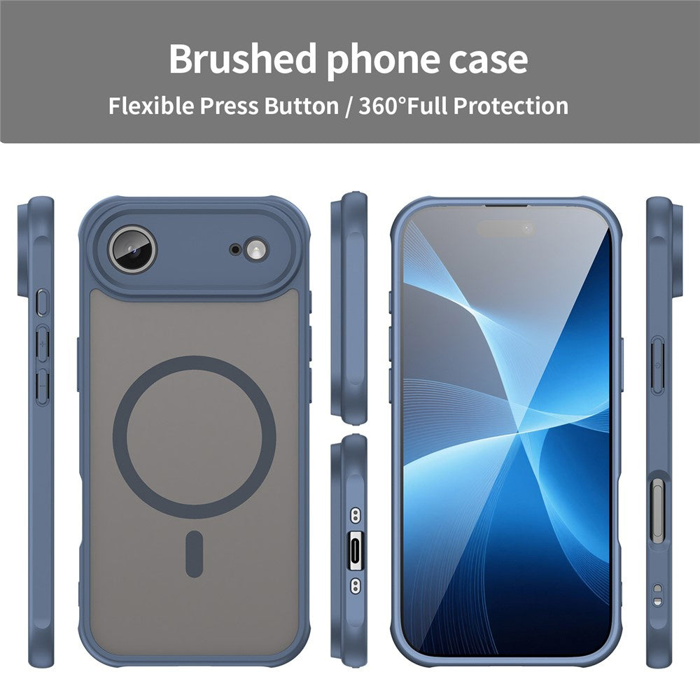 Etui MagSafe dla Apple iPhone 17 Air, Techsuit, HaloFrost II, Granatowy