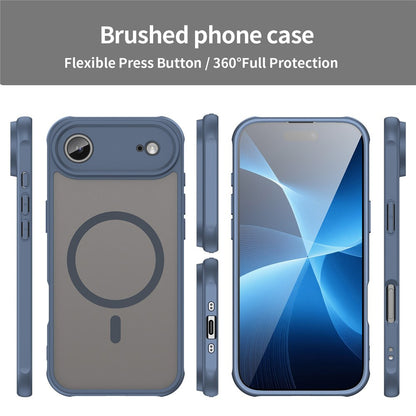 Etui MagSafe dla Apple iPhone 17 Air, Techsuit, HaloFrost II, Granatowy