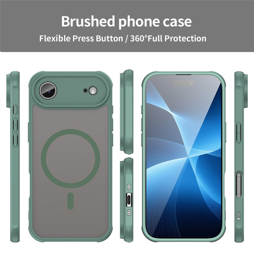 Etui MagSafe dla Apple iPhone 17 Air, Techsuit, HaloFrost II, Zielony