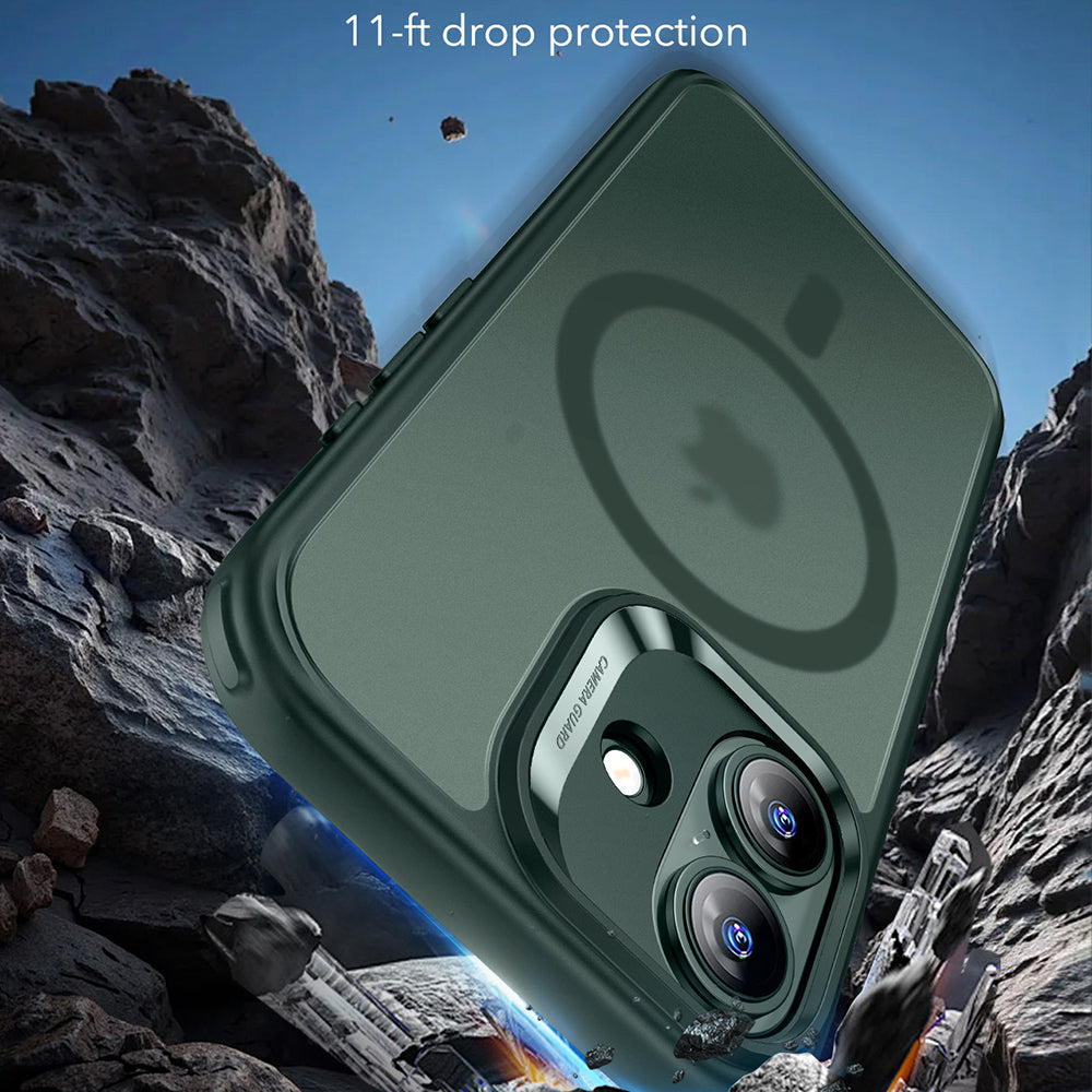 Etui MagSafe dla Apple iPhone 17, ESR, Classic Hybrid, Satynowa Zieloność