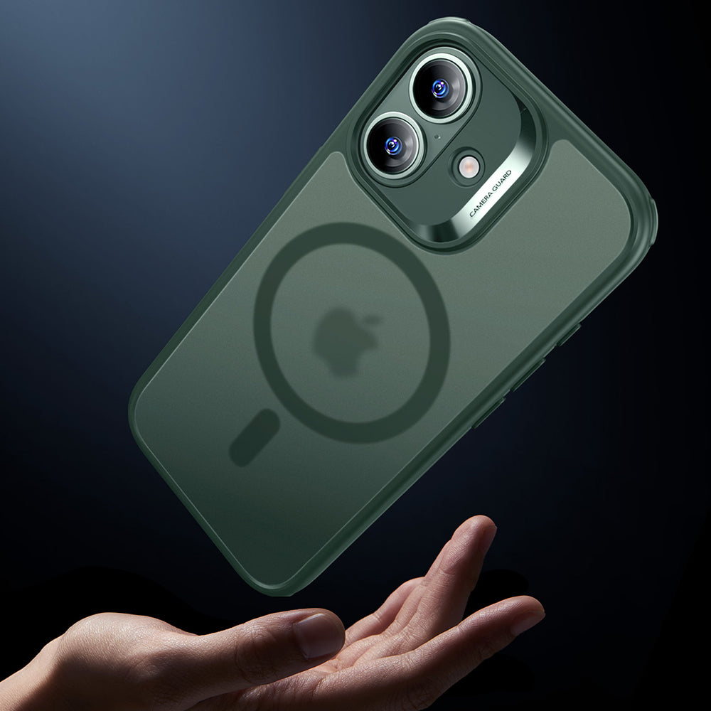 Etui MagSafe dla Apple iPhone 17, ESR, Classic Hybrid, Satynowa Zieloność
