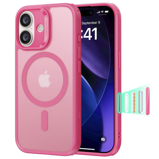 Etui MagSafe dla Apple iPhone 17, ESR, Classic Hybrid, Satynowy Róż