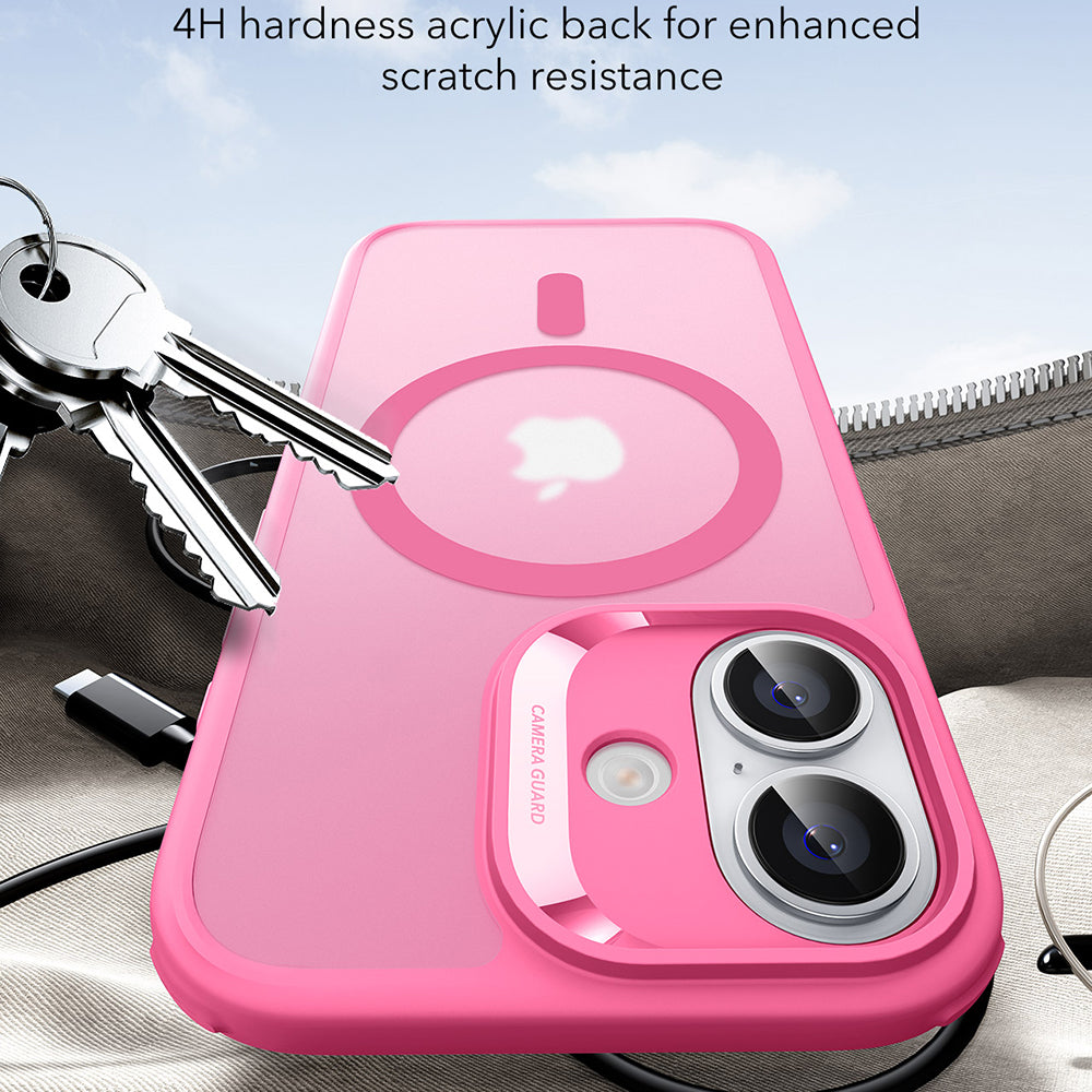 Etui MagSafe dla Apple iPhone 17, ESR, Classic Hybrid, Satynowy Róż
