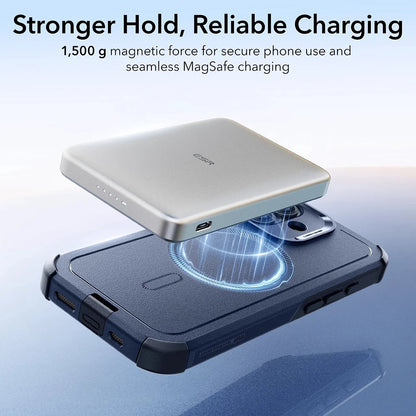 Etui MagSafe dla Apple iPhone 17, ESR, Cyber, Niebieskie