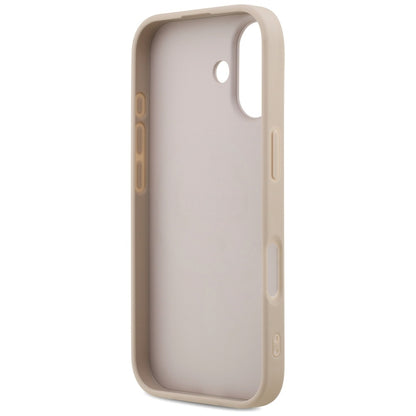 Etui MagSafe dla Apple iPhone 17, Guess, 4G Ring Classic Logo, Różowy