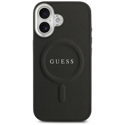 Etui MagSafe dla Apple iPhone 17, Guess, Classic Logo, Czarne