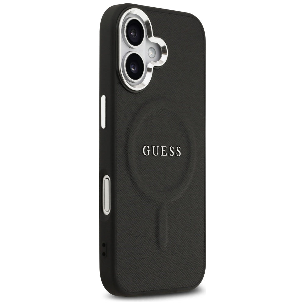 Etui MagSafe dla Apple iPhone 17, Guess, Classic Logo, Czarne
