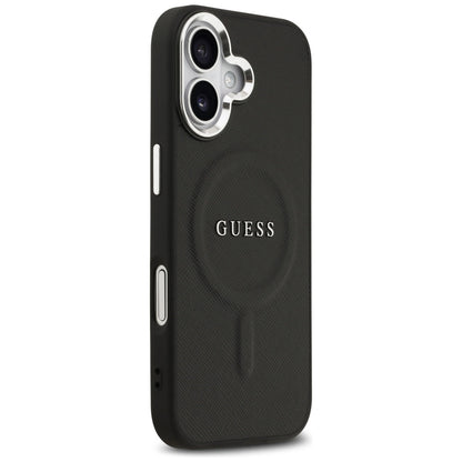 Etui MagSafe dla Apple iPhone 17, Guess, Classic Logo, Czarne