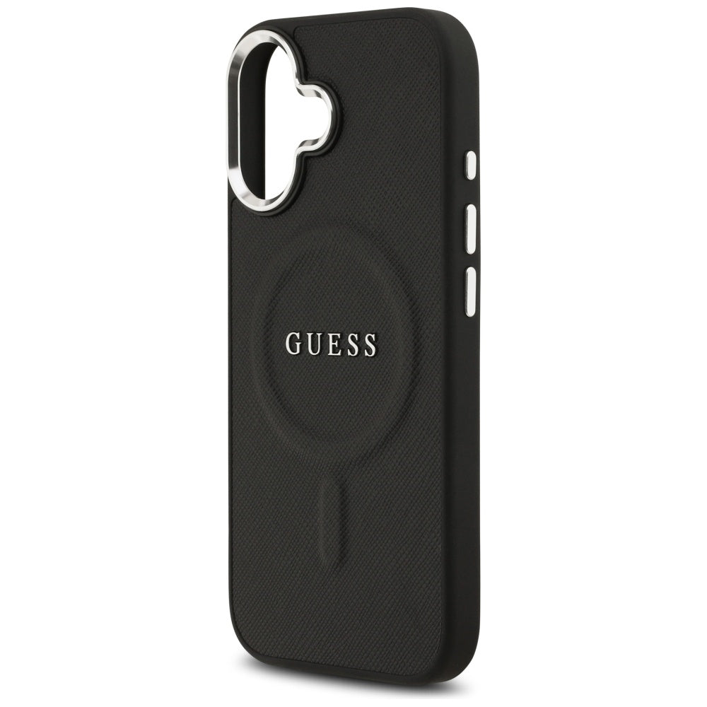 Etui MagSafe dla Apple iPhone 17, Guess, Classic Logo, Czarne