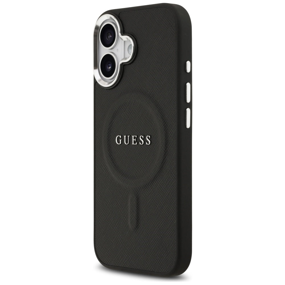 Etui MagSafe dla Apple iPhone 17, Guess, Classic Logo, Czarne